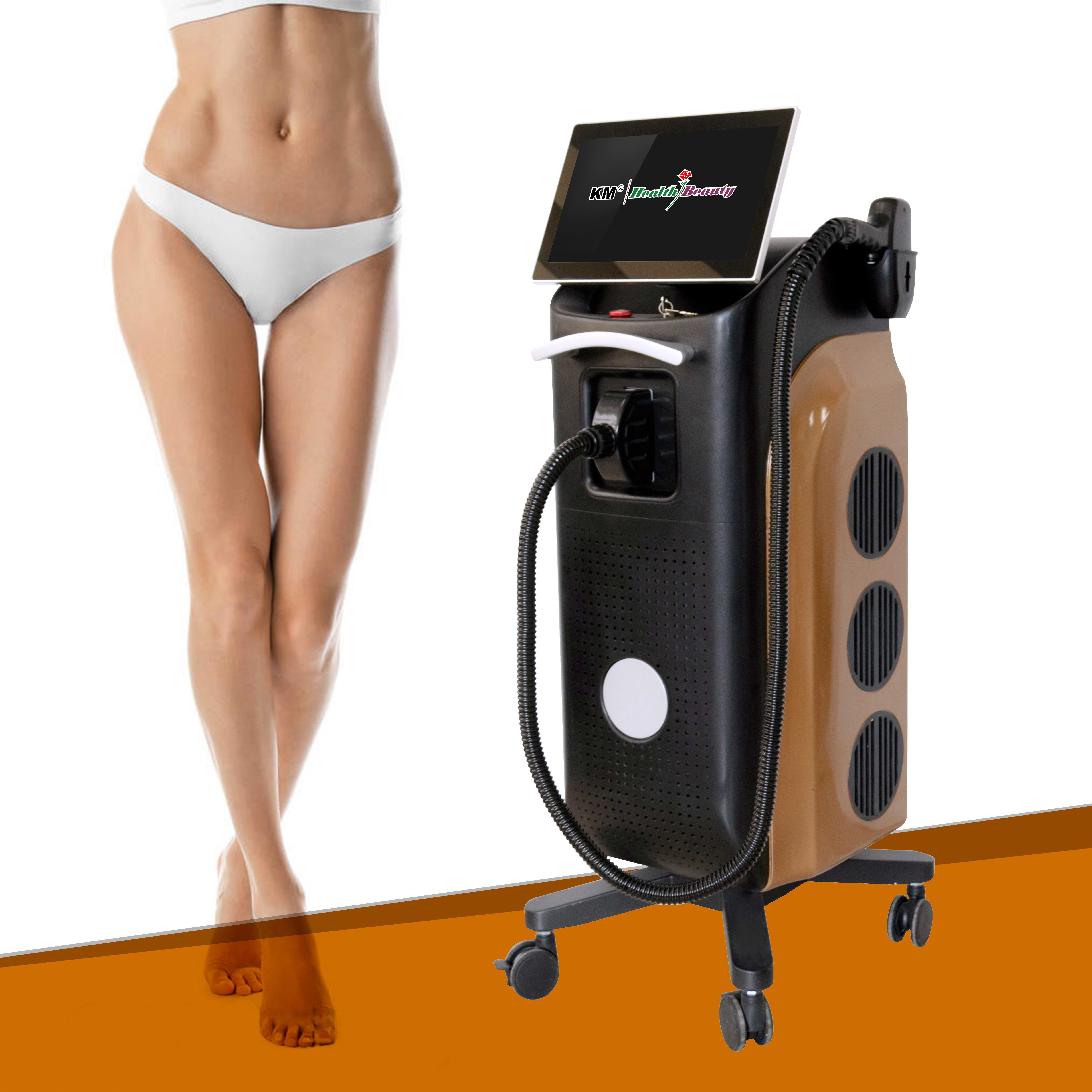 Effective 808nm±5nm Wavelength Weifang KM Electronics Diode Laser Hair Removal for Medical