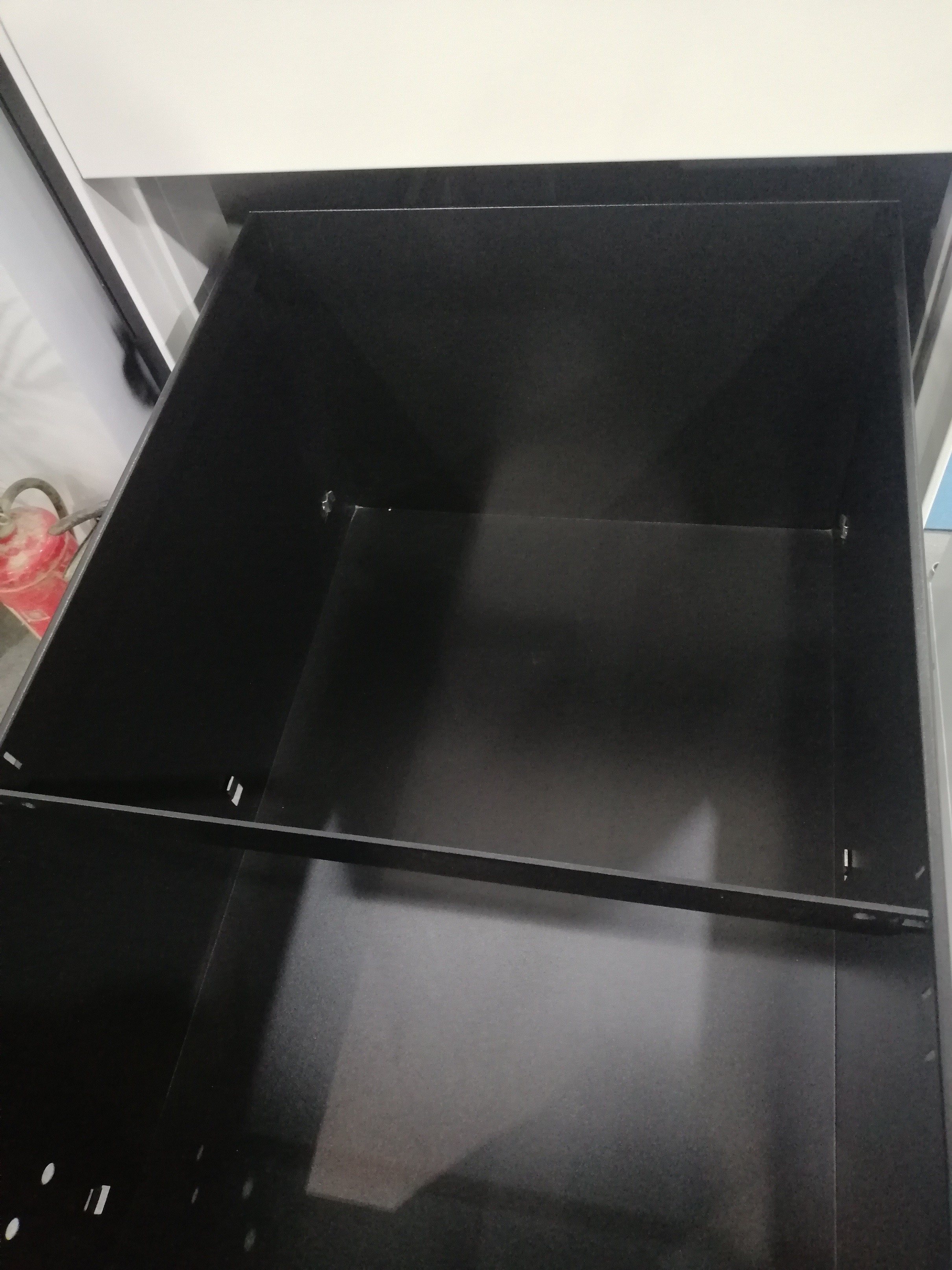 OEM ODM 5mm Edge Vertical 4 Drawer Filing Cabinet 0.6mm Thickness
