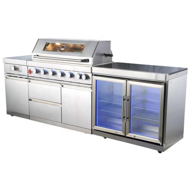 NL-B801-3 Large Stainless Steel Countertop Grill Machine for Indoor BBQ Grilling