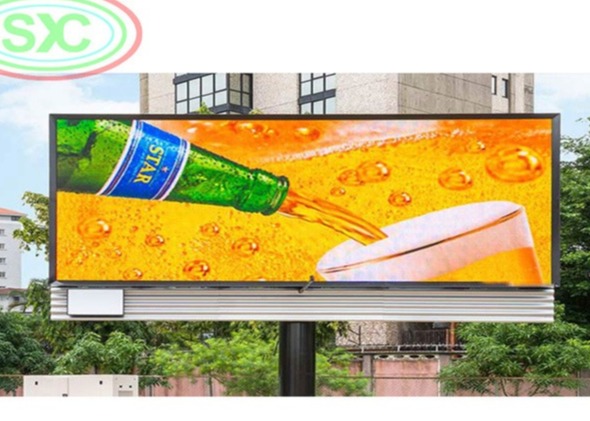 P4.81 Giant Outdoor Full Color LED Die-Cast Aluminum Screen 64*32 Dot Matrix Module