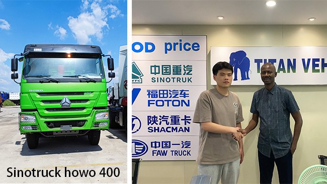 TITAN Howo 400 Sinotruk Howo 8x4 Dump Truck Price