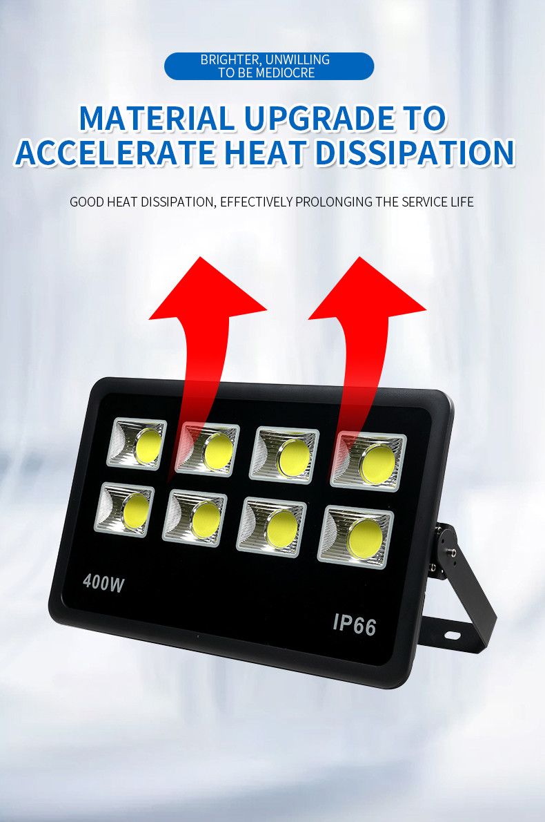 Waterproof AC LED Flood Light 200W Ip65 Ip66 Ip67 3000K 4000K 6000K