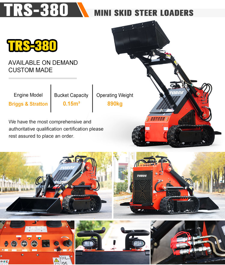 Powerful Design 2500-3000Lbs Mini Skidsteer Loader Custom Made