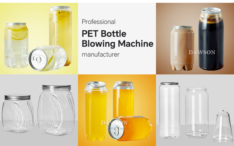 500ml 1000ml Transparent PET Can Making Blow Molding Machine Fully Automatic