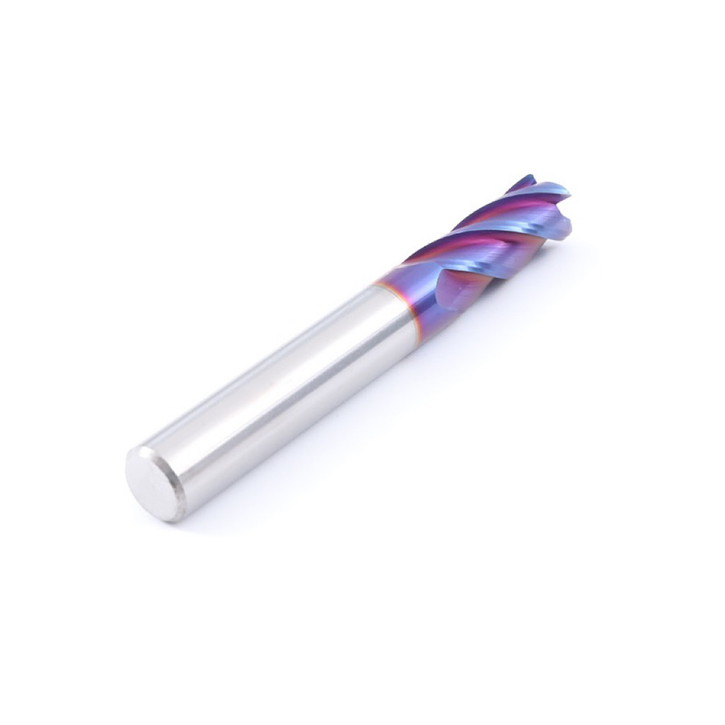 Tungsten Steel Milling Cutter 1mm - 20mm For Heat Treated Steel Processing