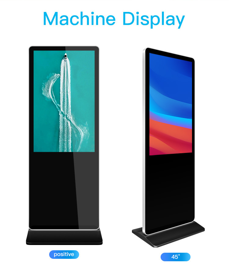 OEM ODM Floor Standing Digital Signage 55 Inch Advertising Kiosk
