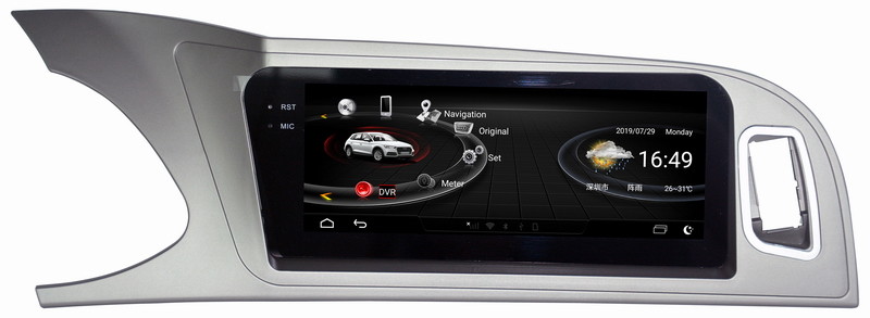 Ouchuangbo car audio gps navi system for 8.8 inch Audi A4 A5 2009-2016 android 9.0 OS 4GB+64GB octa 8 core
