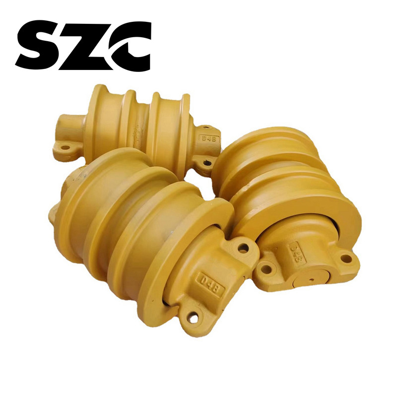 Hot Forging Double And Single Flange Track Roller D4B Bulldozer Undercarriage Parts