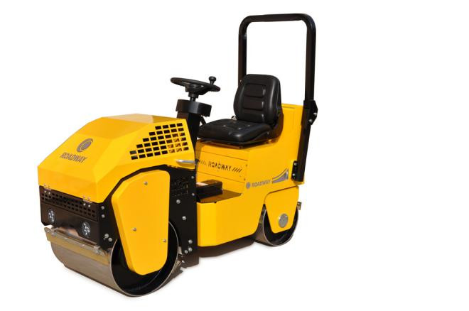 Anti Rust 1.1L Fuel Tank Double Drum Vibratory Roller Road Work Machinery