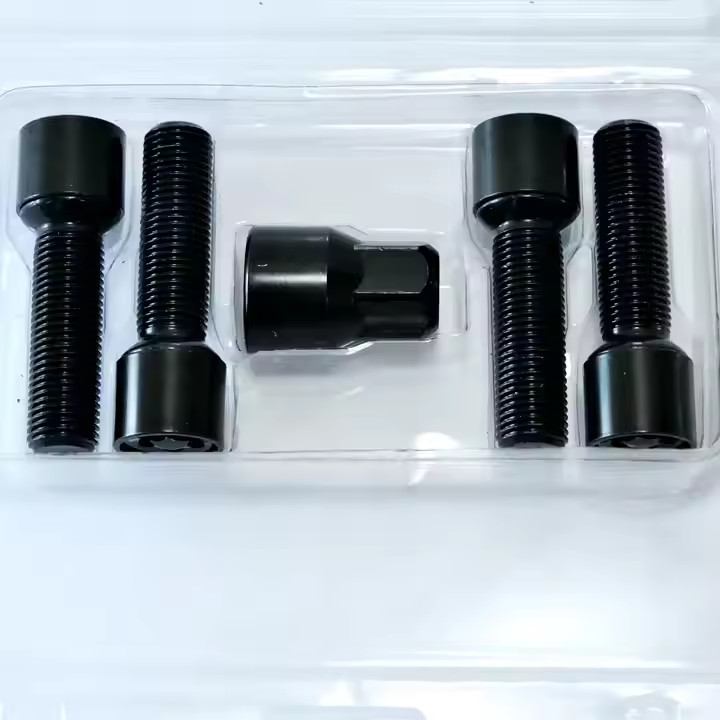 12.9 Grade Wheel Lug Nuts M14x1.5 With 51mm Overall Length 35CrMo