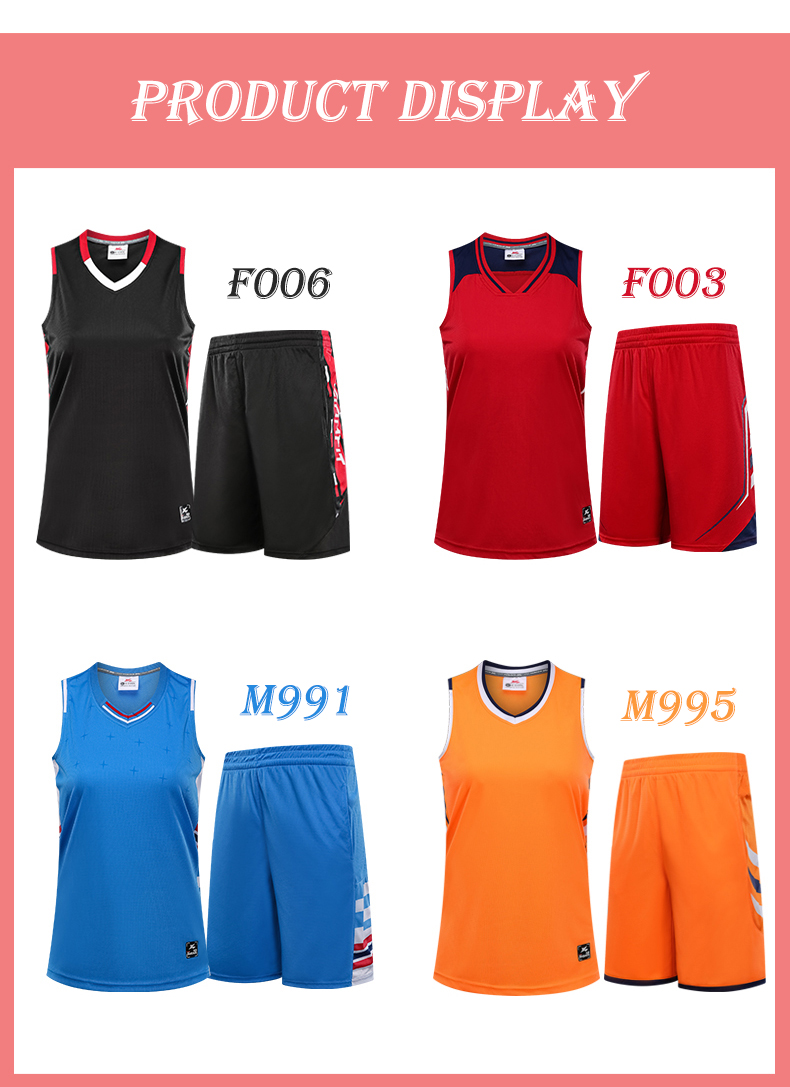 High quality women's basketball wear Customized design printed logo pattern girls' sports jerssy competition training team suit