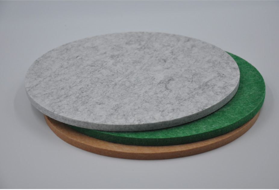Auditorium Soundproof Round Acoustic Panels Fire Retardant Acoustic Cinema Wall Panels
