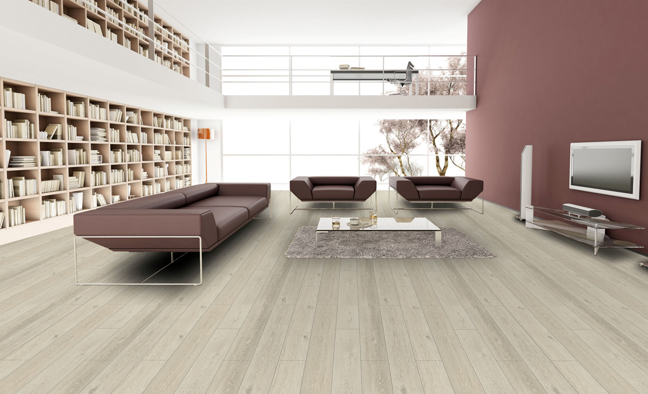 7X48'' SPC Flooring Oak Burlywood Grain With Holes SPC Rigid Core Click Vinyl Flooring GKBM Greenpy GL-W7222-1