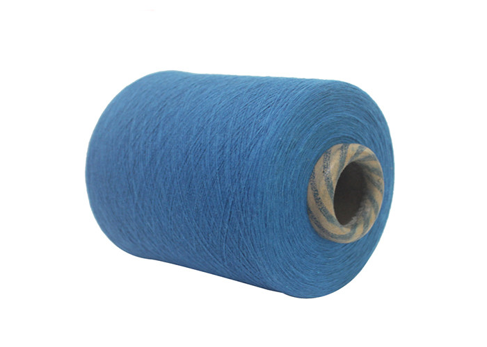 Poly Blended Thick Recycled Cotton Yarn NM10 NM14 Dyed Color for Glove