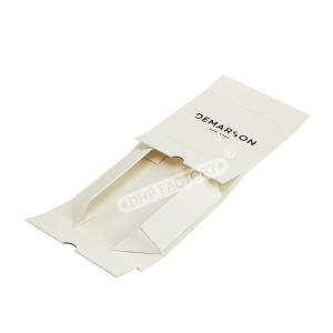 Customized White Collapsible Rigid Boxes Without Magnets For Gifts