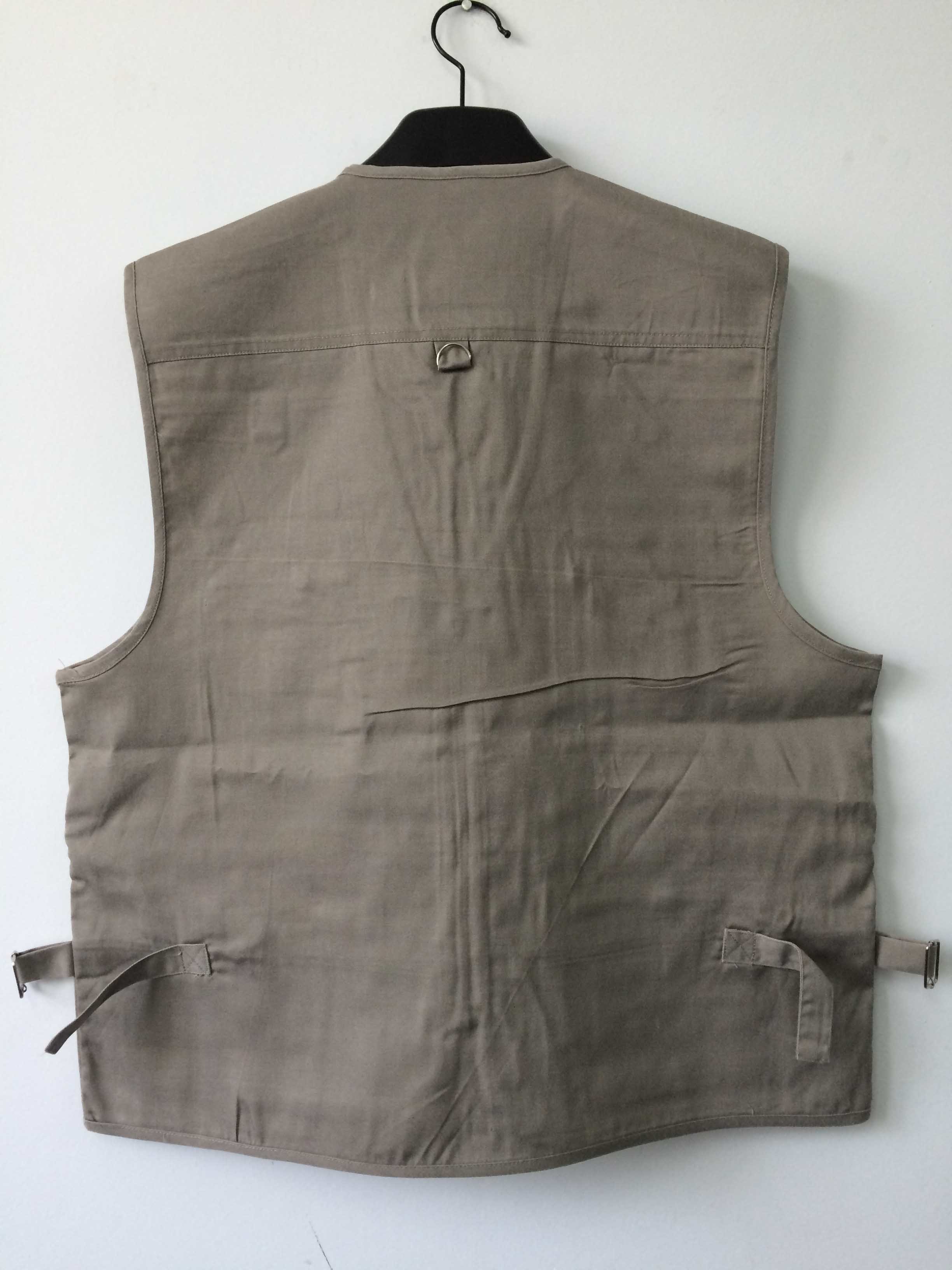 vest, waistcoat, polyester washed fabric, weeding vest, weeding waistcoat, S-3XL, 4 colors: black, blue, green & beige