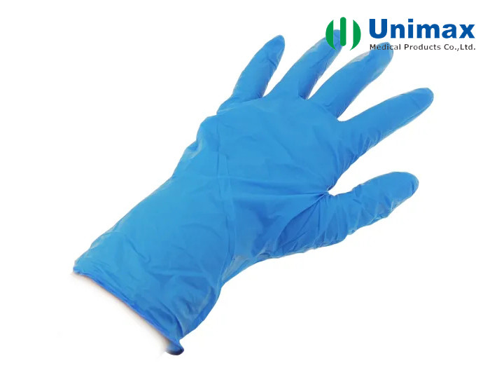 CE Powder Free Nitrile Disposable Clear Plastic Gloves