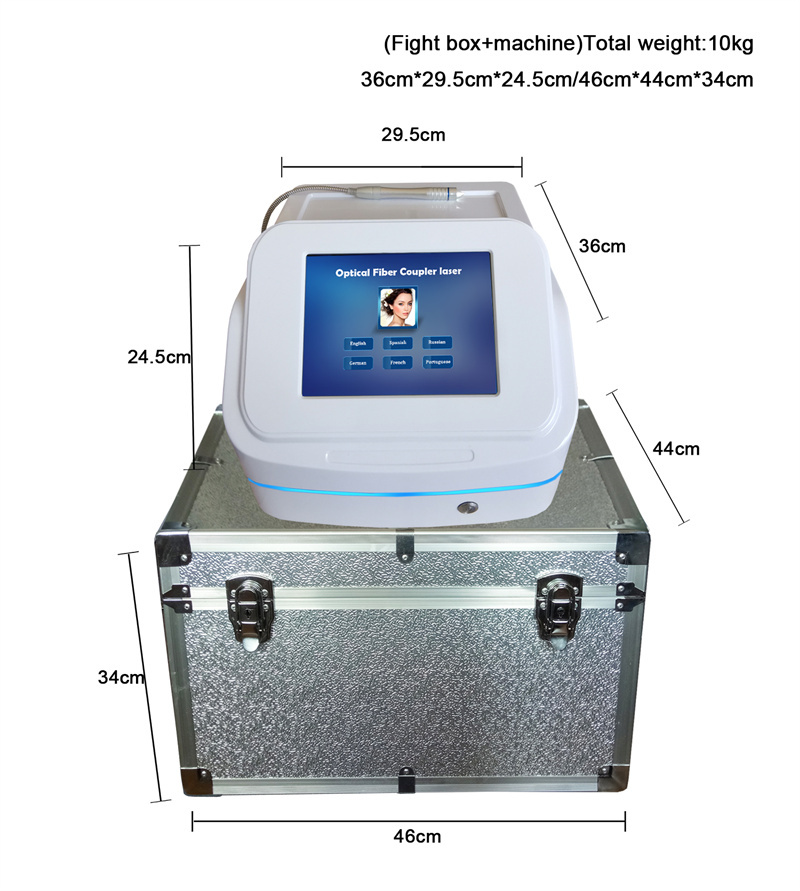 Vascular Spots Varicose Veins Removal Machine RF 980nm Diode Laser