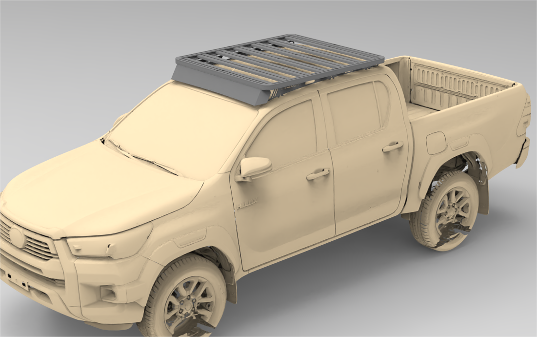 Easy Installation Aluminium Car Roof Racks for Jeep Wrangler JT JK JL 100% Inspection