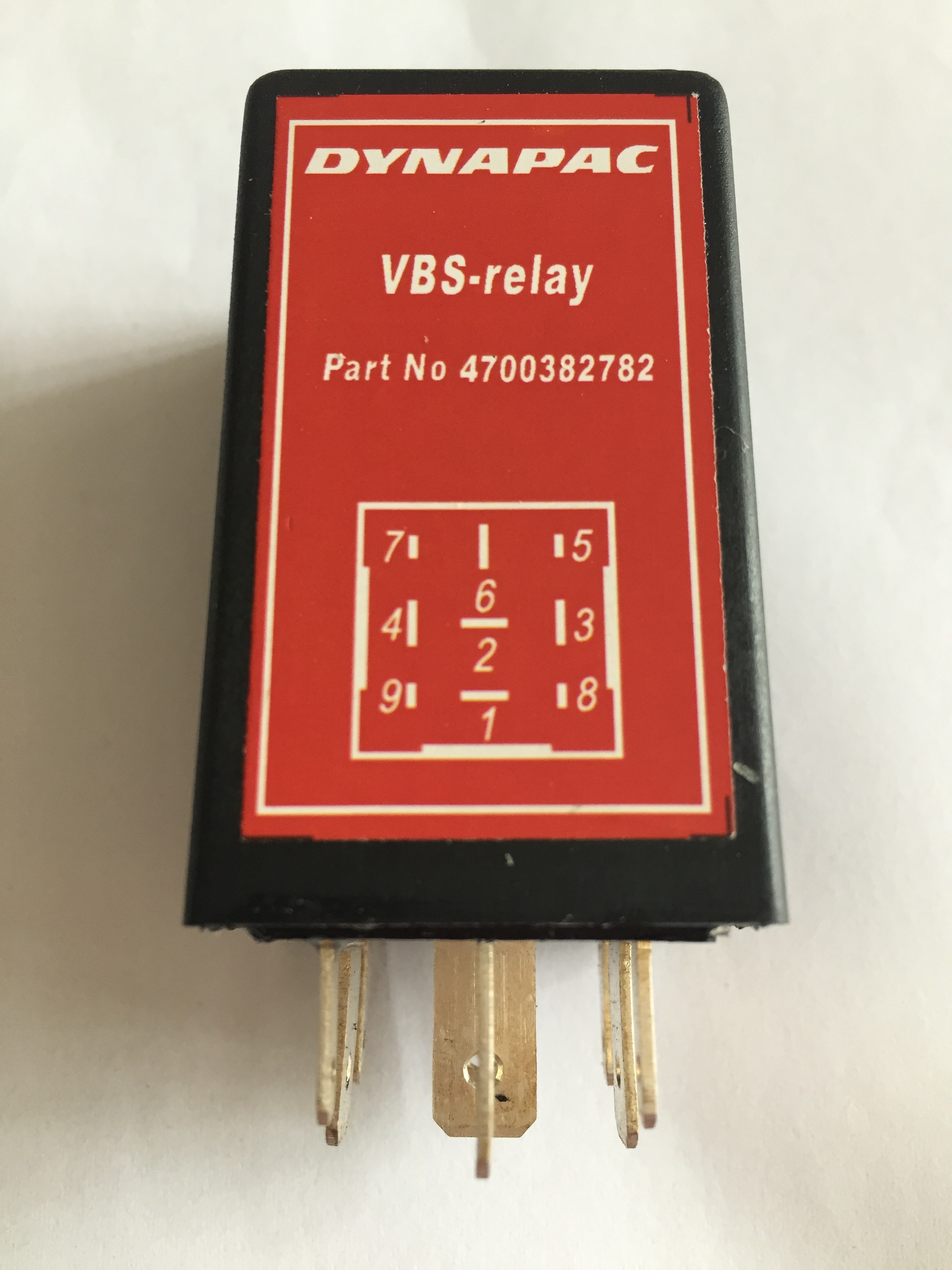 4700382782 VBS Replay 12VDC CC522 Electric Replay For Road Roller Spare Parts Compactor Replay