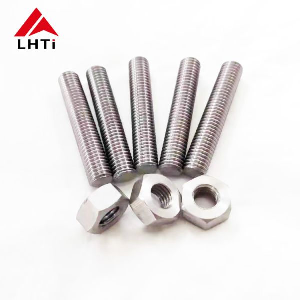 Gr2 Gr5 GR7 GR12 Titanium thread rod DIN 976 M8 M10 M12 M14 M16 M18