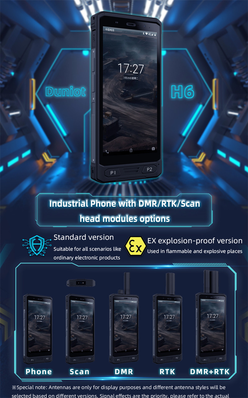 Explosion Proof Android Mobile Phone with Gorilla Glass Rugged Protection
