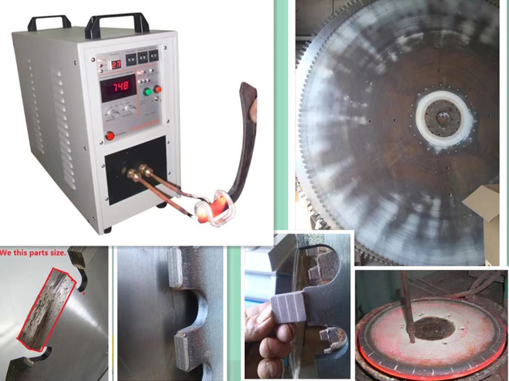 Copper Brass Induction Soldering Machine 30-80Khz High Frequency Induction Heating Machine