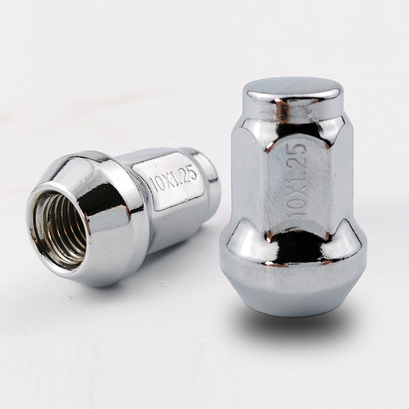Chrome Lug Nuts for Kawasaki Honda Suzuki Yamaha Arctic Car M12x1.5 HEX 19/ M10x1.25 HEX 17/ 1/2-20 HEX 21 35mm Length