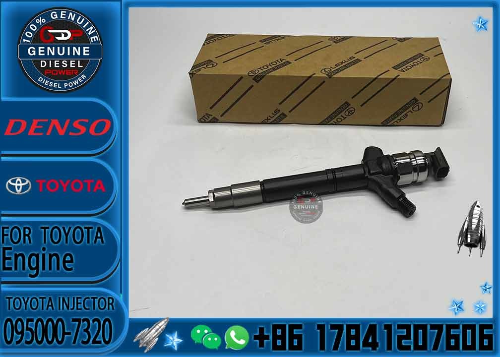 Real price High Quality New Diesel Common Rail Fuel Injector 095000-7320 23670-0R130 For SINOTRUK HOWO 0950007320