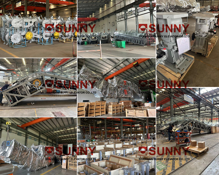 SUNNY Series Public Transport Escalator With Glass Handrails For Large Passenger Flow