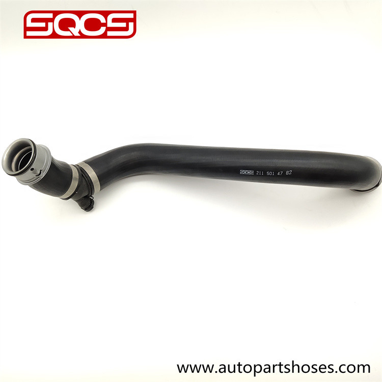 A2115014782 W211 Car Water Hose , W219 2115014782 Upper Radiator Coolant Hose