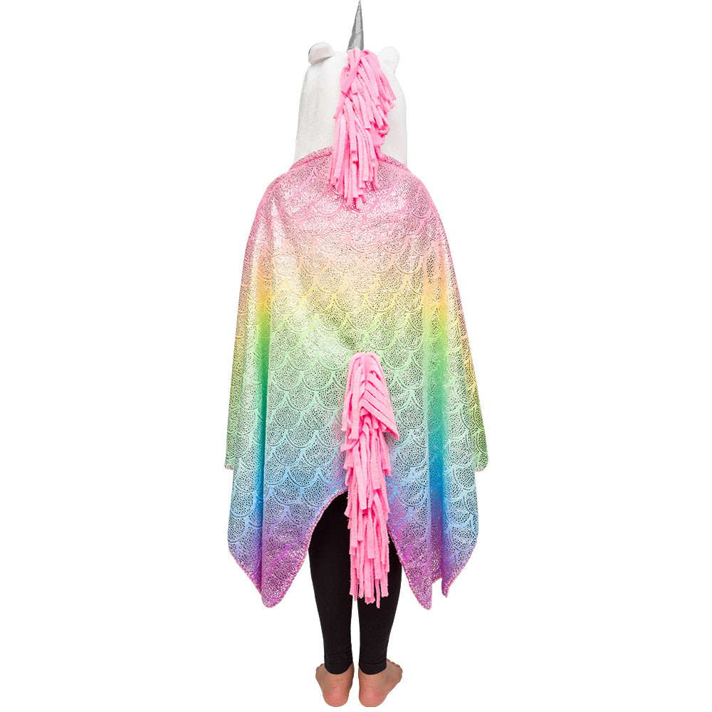 100% Polyester Gold Bronzing Fleece Hoodie Throw Blanket Wearable
