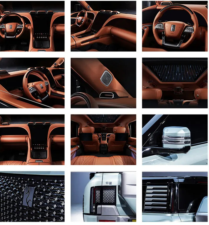 Electric BYD Yangwang U8 Luxury SUV with Extended Range 5-door 5-seat Body Structure