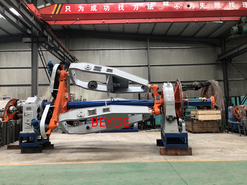 Large Size Cables Electrical Power Copper Wire Cable Stranding Making Underground Laying Up Machine