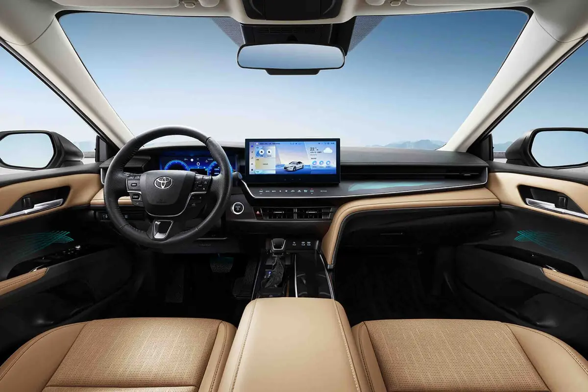 Find 2023 Toyota Camrys Left Hand Drive Hybrid Cars in White and Black with Curb Weight of 1555kg at Affordable