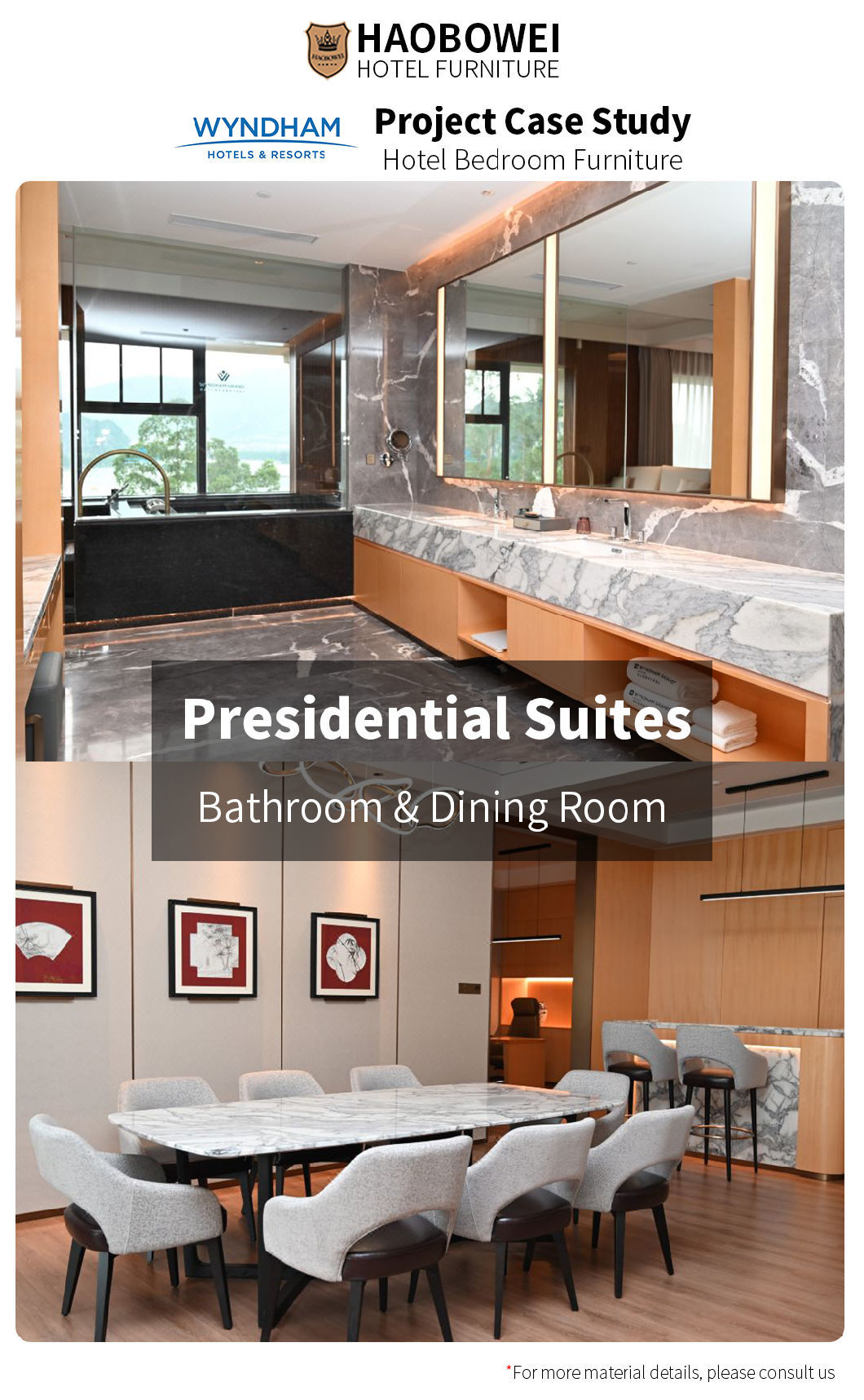 Wholesale Five Star Hotel King Size Bedroom Set Presidential Suite Custom Furniture