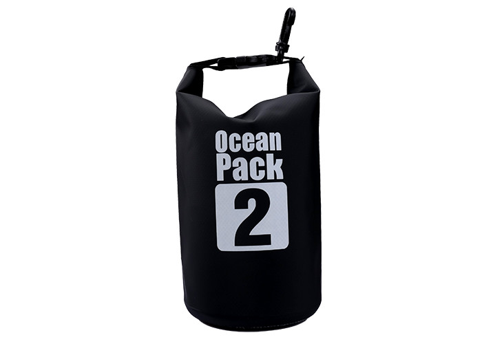 2l Black Dry Storage Bags For Boating , Wetsuit Rashguard Dry Gear Bag