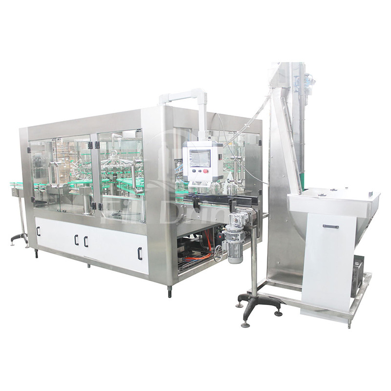 Glass Bottle Juice Filling Machine 10000B/H Beverage Bottling Machine With Back Flow Tank