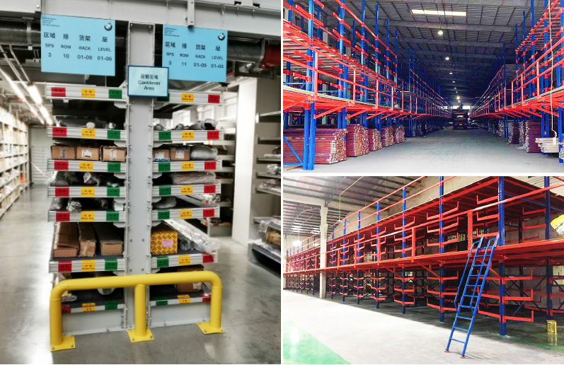 Cantilevered Mezzanine Racking