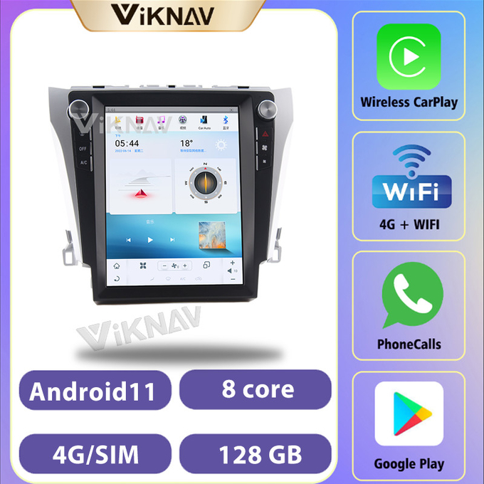 12.1 Inch Stereo For Toyota Camry Navigation GPS Multimedia DVD Player Android Wireless Carplay renesas mcu 4G