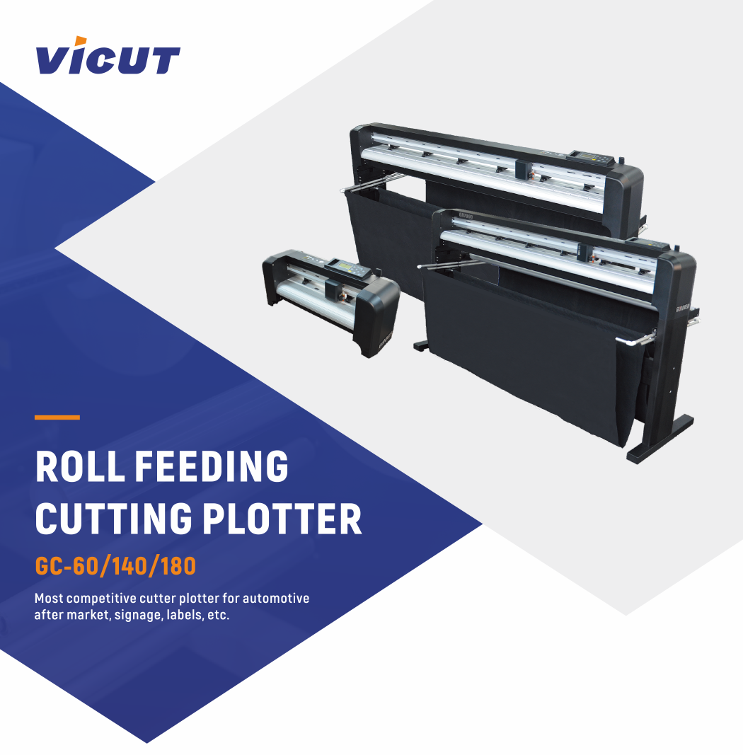 GC-140 Cutting Plotter for Car Wraps Sticker Vinyl Contour Cutting in Win10/8/7/XP
