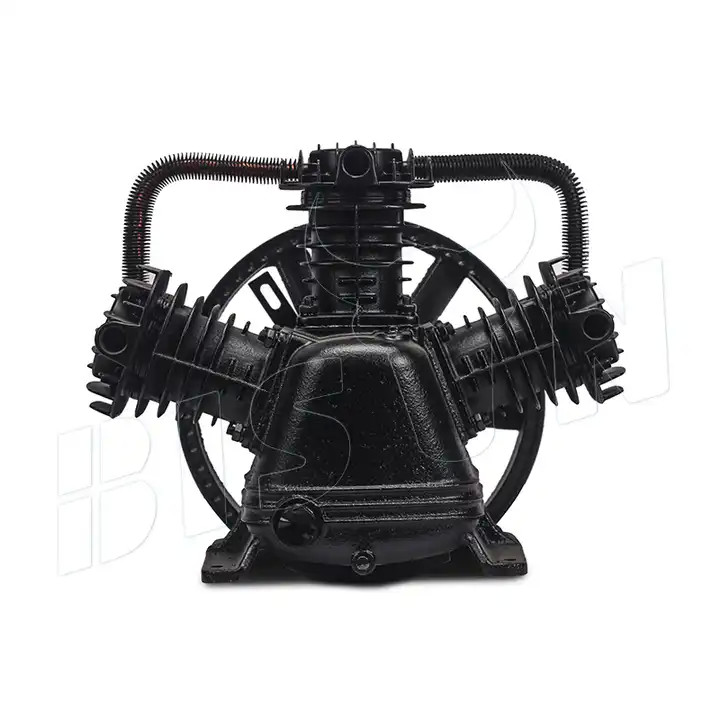 Positive Displacement 8Bar Reciprocating Piston Compressor head Three Cylinder