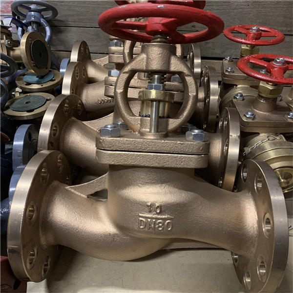 Marine Flange Bronze Sea Water Manual 80 ℃ Unidirectional Stop Check Valve