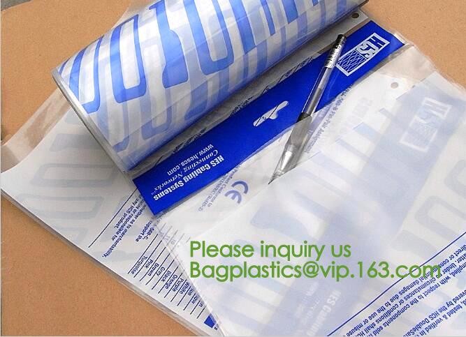 clear LLDPE easy tearing line pre-opened in roll bag,Factory custom LLDPE plastic autobag Preopened polybag on a Roll