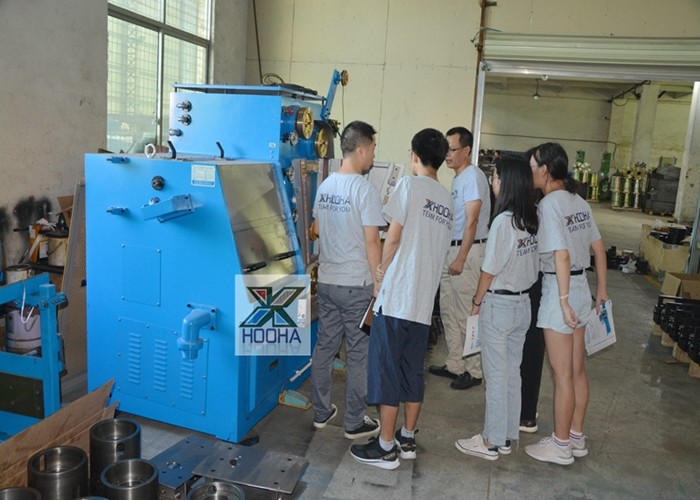 Copper Conductor Drawing Machine With Annealer Fine Wire Manufacturing Machine