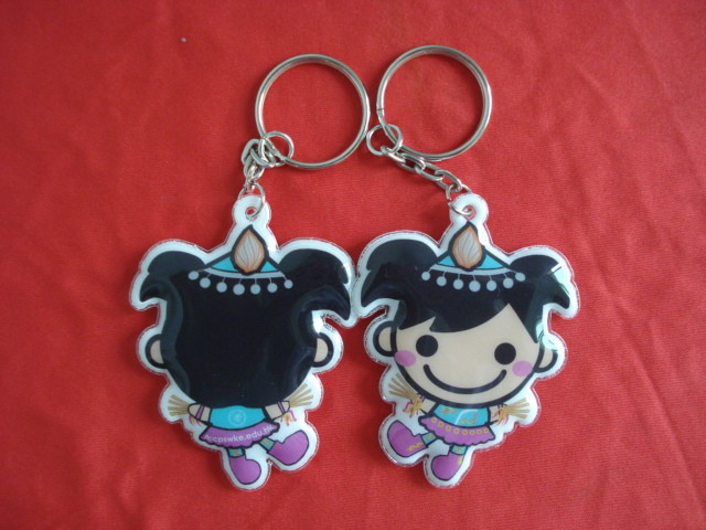 Nice Looking Custom PVC Keychains For Business , OEM Custom Shaped Keychains