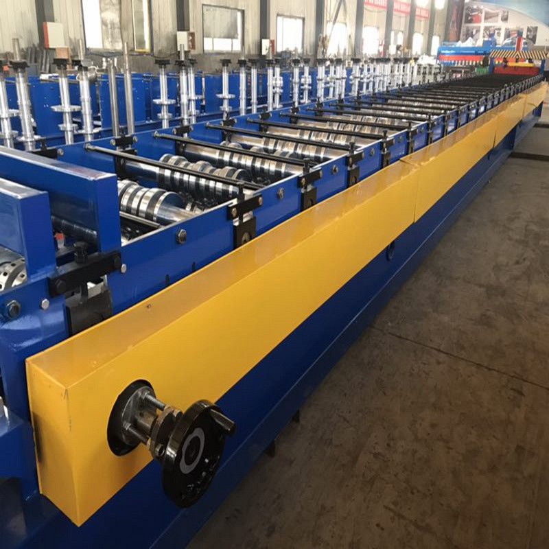 Advanced Cold Roll Forming Machine , Floor Deck Forming Machine With Hydraulic Cutting
