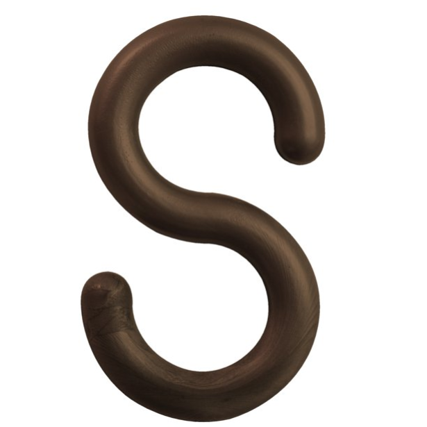 Plastic S-Hook 3" Long