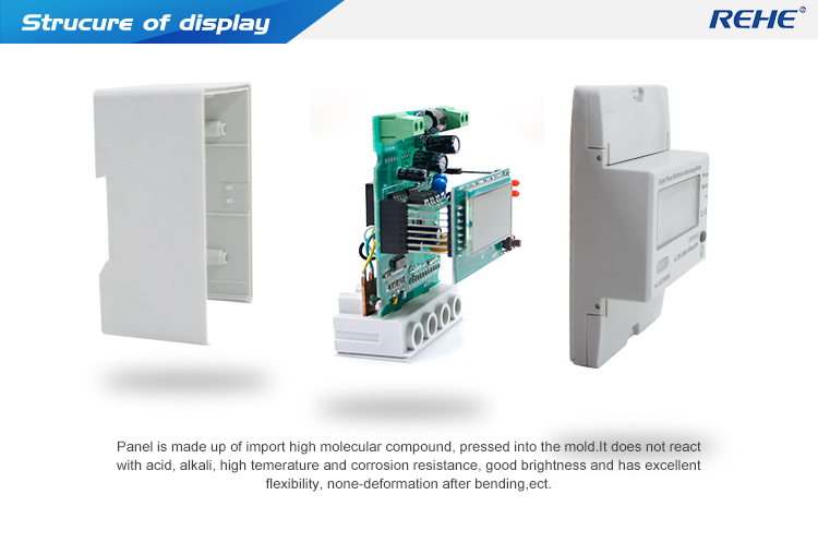 Din-Rail Type Digital Meter Single Phase Electronic Type Active Energy Meter