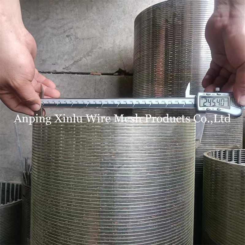 V Wire Johnson Screen Pipe With Continuous Slot For Water Well Filter